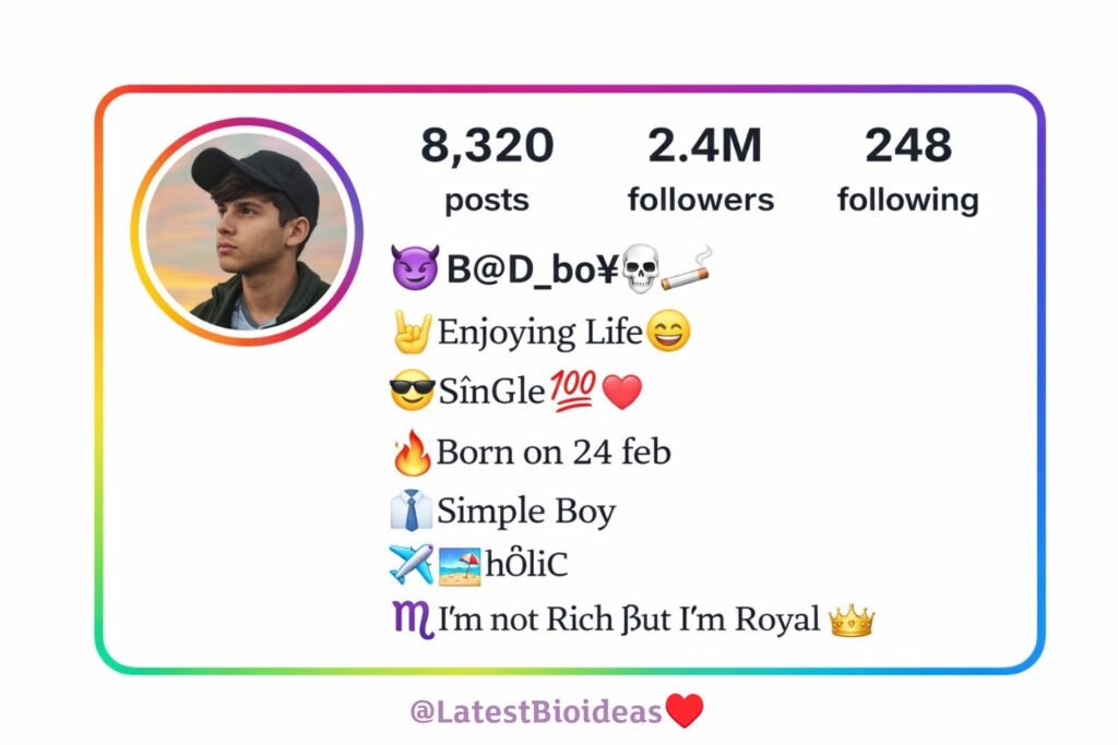 Instagram Bio for Boys