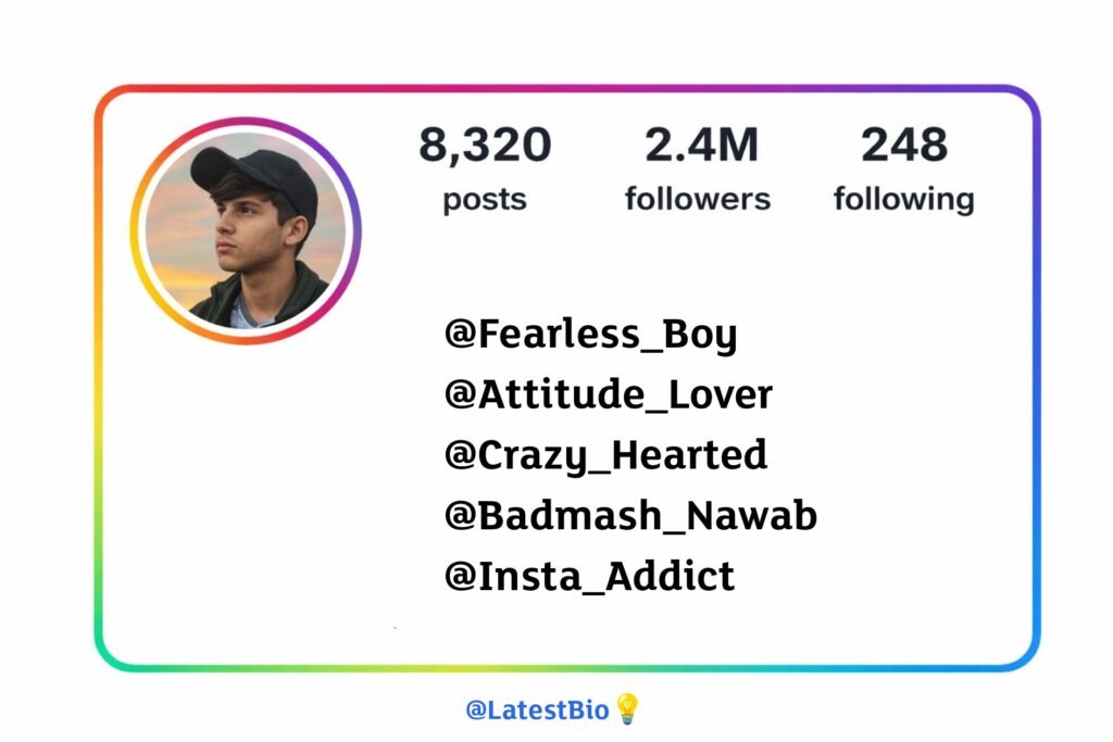 Instagram Username for Boys