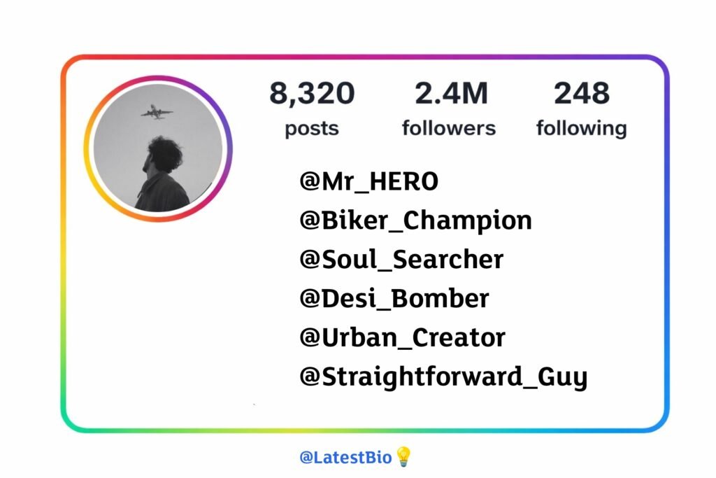 Best Instagram Username for Boys Attitude