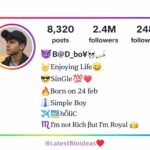 Instagram Bio for Boys