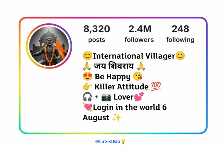 Shivaji Maharaj Bio For Instagram