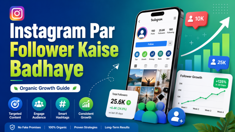 Instagram Par Follower Kaise Badhaye | इंस्टाग्राम पर फॉलोअर कैसे बढ़ाएं